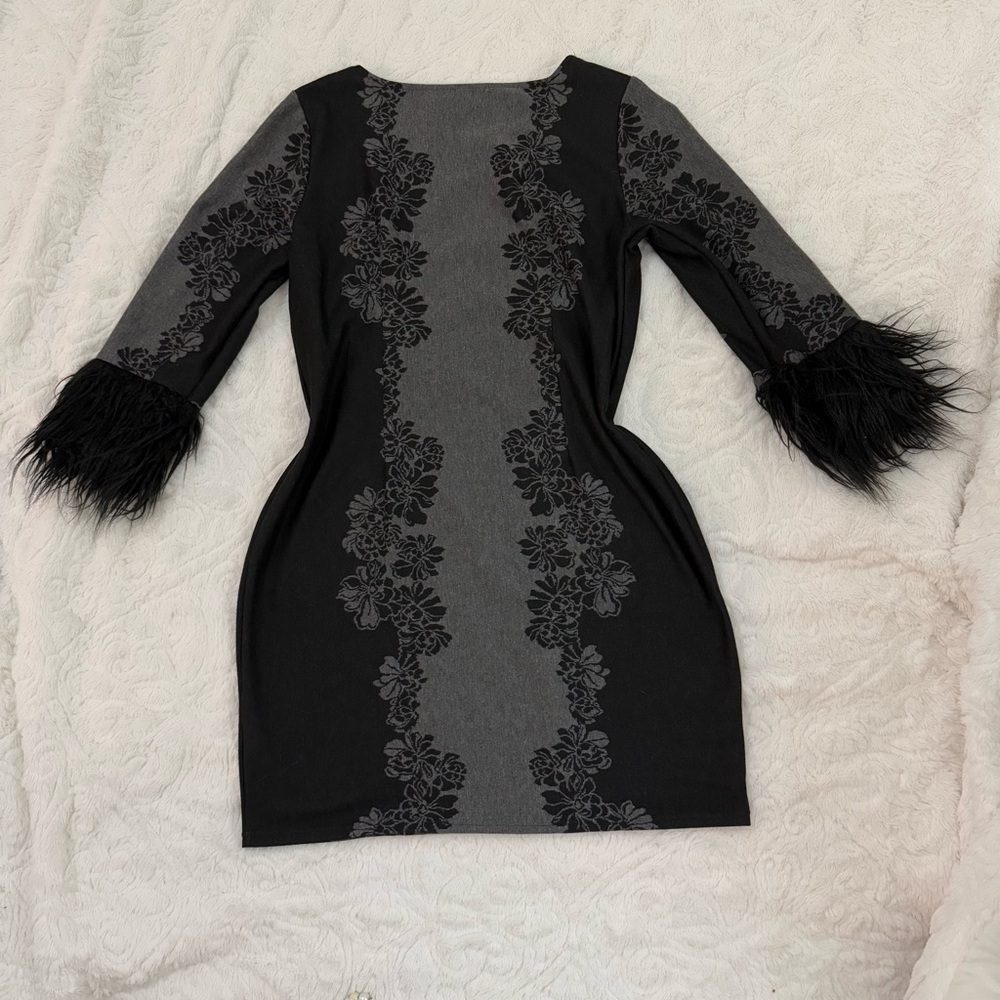 Valerie Stevens fur dress
